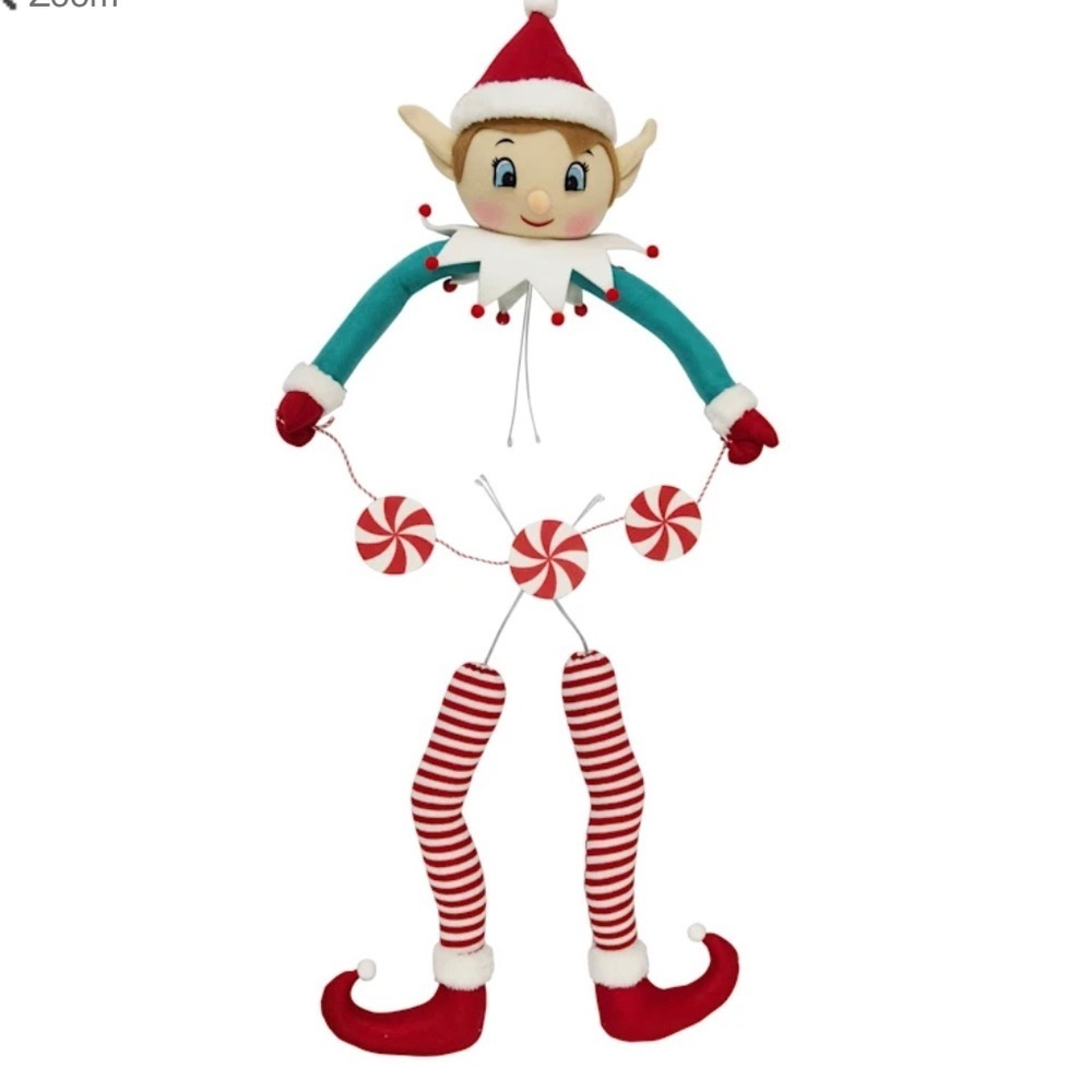 NWT set of 2 Elfin Around Christmas Elf Pick Ornament Christmas home decor